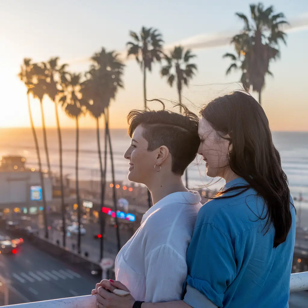 Lesbian singles in Buena Park, California, chat in free rooms and meet others looking for connections!